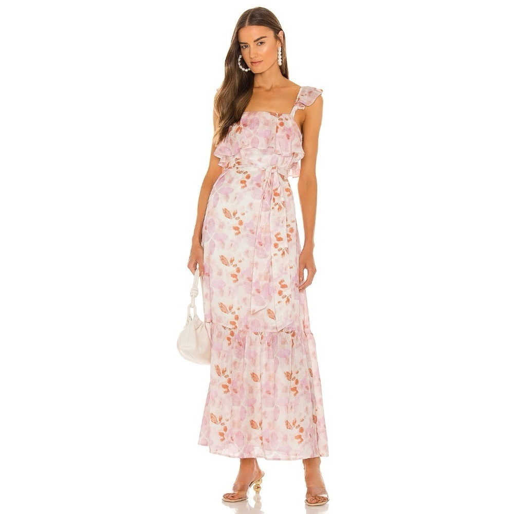 HOUSE OF HARLOW 1960 x REVOLVE Evelyne Watercolor Floral Maxi Dress